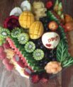 Israel Fruit Baskets Tablett mit geschnittenem Obst 40